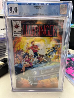 Harbinger #1, CGC 9.0, 1992, Valiant Comics, 1st Appearance, #0