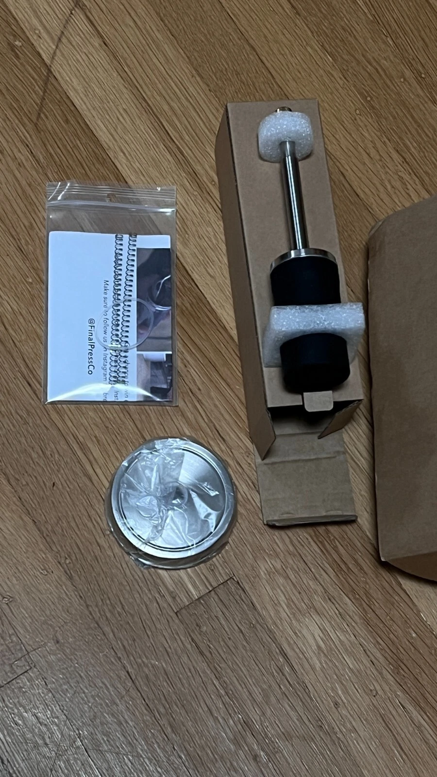 Portable French press coffee/tea maker infuser stainless steel brew Plunger