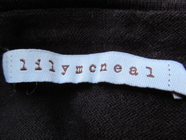 Nuevo Top con Capucha Lily McNeal 100% Algodón Negro Súper Suave Talla Pequeña Foto 4 de 4