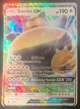 Carta promozionale JUMBO Snorlax GX oversize SM05 - STAMPA ERRATA FUORI CENTRO