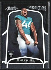 2022 Panini Absolute Football Travon Walker Introductions #INT-17 RC
