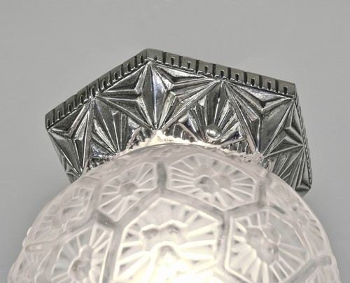 A French art deco flush mounts by Hubens & Gauthier EJG ... 1930 France - Picture 7 of 11