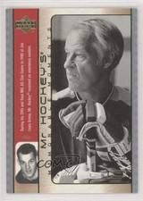 2003-04 Upper Deck Mr Hockey's Memorable Moments Gordie Howe #GH21 HOF 0cv