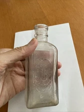 Early 1900s Singer Sewing Machine Oil Bottle Embossed 