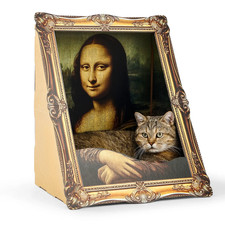 Vagascape DIY Cardboard Cat House Scratching Pad - Mona Lisa