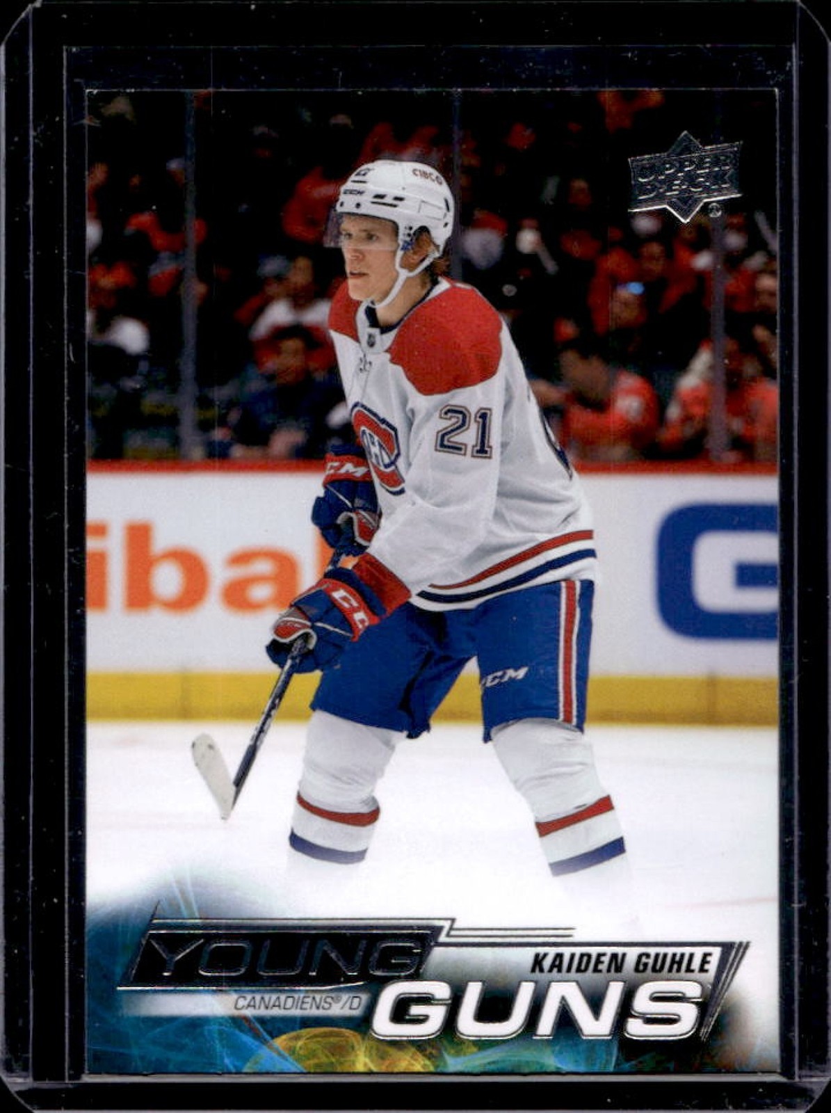 2022-23 Upper Deck Kaiden Guhle Rookie Young Guns RC #480 Canadiens