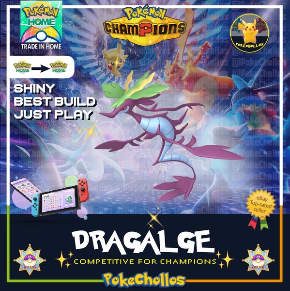 ✨ DRAGALGE COMPETITIVE BEST BUILD - HOME FAST ✨ Pokemon champions  🏆