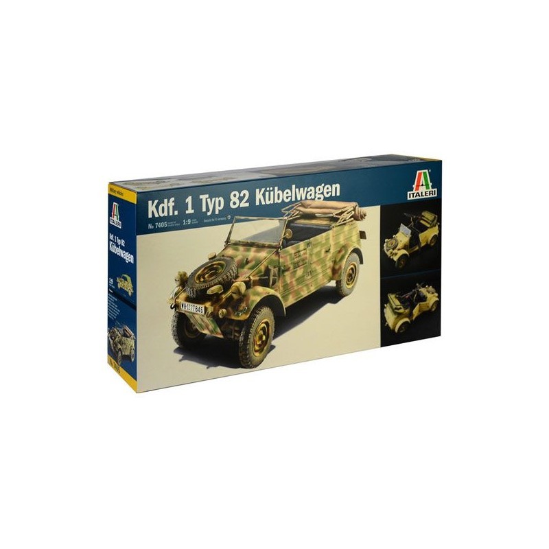 Italeri 7405 Kübelwagen 1/9 grande maquette militaire de prestige aux détails réalistes