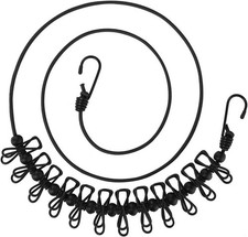 Portable Travel Clothesline, Adjustable Elastic Travel Camping Retractable