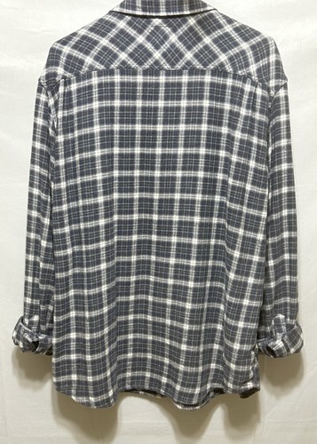 Rails Men’s XL Blue Checkered Long Sleeve Button Down Flannel Shirt - Picture 7 of 8