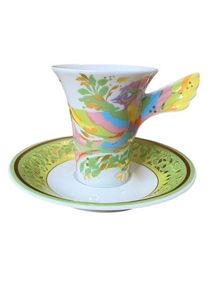 Rosenthal Studio Linie Sammeltasse NR.1 Mythos Espresso Cup & Saucer B. Wiinblad