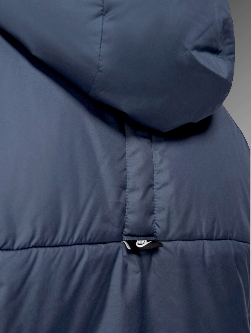 Nike Sportswear Therma-Fit Legacy Fleece Lined Hooded Jacket Navy Size Large image 8