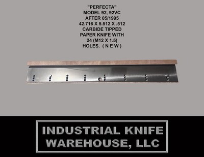 Perfecta Model 92, 92VC, After 05/1995 - Carbide Tipped - 42.716 X 5.512 X .512