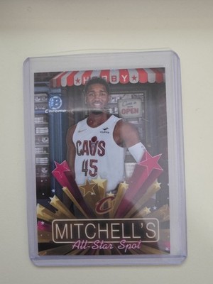 2025-26 Bowman Hobby Stars Refractor Donovan Mitchell Cleveland