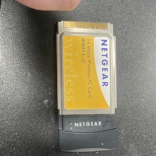 NETGEAR WG511 v2 54 Mbps Wireless PC CardBus PC Card (PCMCIA) Type II