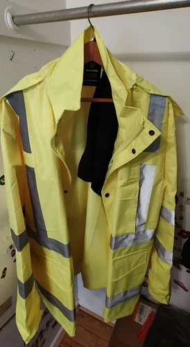 wantdo Class 3 Safety Rain Jacket for Men Reflective 2XL - product listing photo