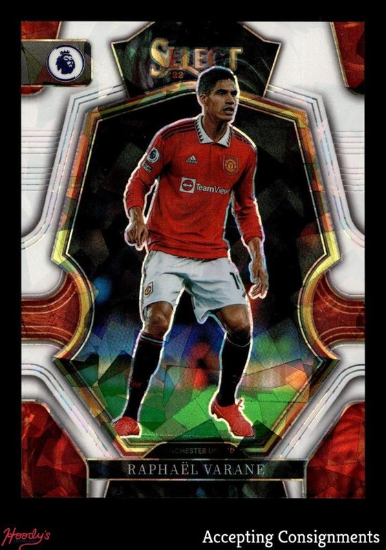 2022-23 Select English Premier League White Ice #106 Raphael Varane 03/25
