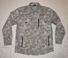 NICE Pelagic Eclipse Pro Series Long Sleeve Performance Fishing Camo Shirt Large