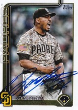 JEREMIAH ESTRADA SIGNED AUTO'D 2025 TOPPS UPDATE CARD #US263 SAN DIEGO PADRES