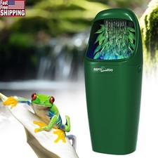 Reptile Water Dripper Fountain Quiet Pump Dual Filtration Easy Install 1000ml US