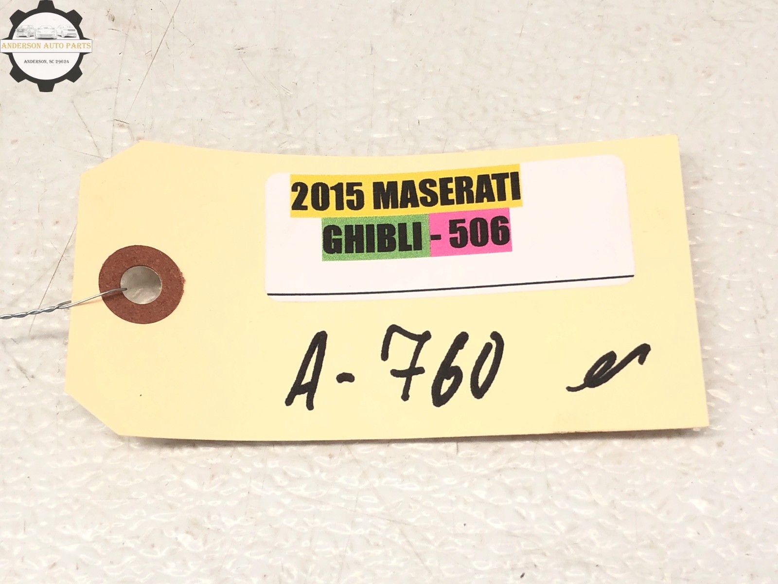 2014-2019 MASERATI GHIBLI GAS PEDAL ASSEMBLY OEM