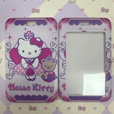 ID Card Badge Holder - Sanrio - Hello Kitty And Bear Princess Theme