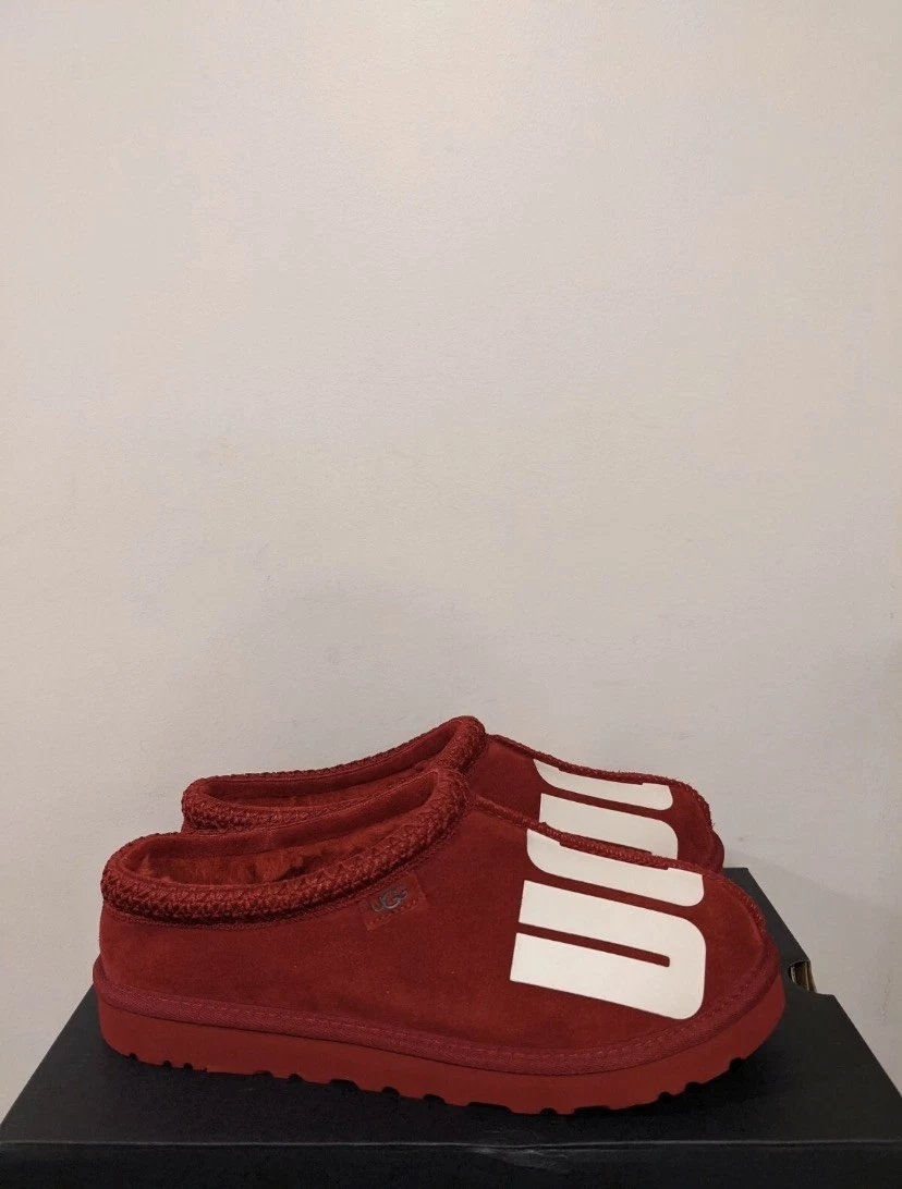 UGG Red Slippers with Cream Lining Brand New with Box Size 7 men Men main image 4