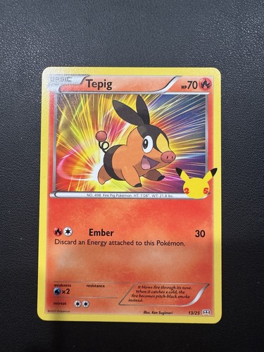 POKEMON TCG TEPIG 13/25 MCDONALDS COLLECTION 2021 NON HOLO!!