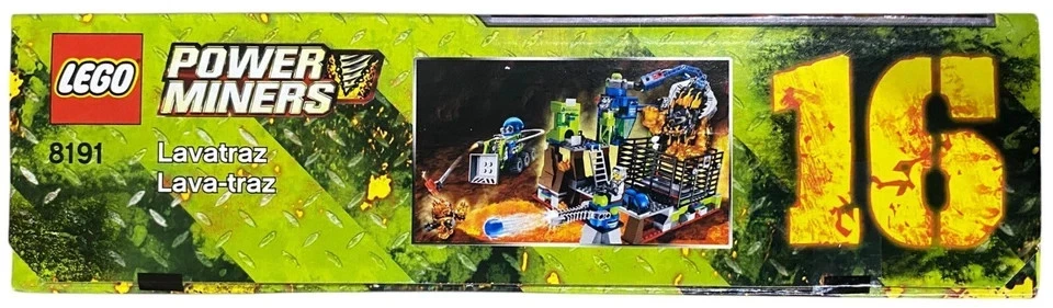 LEGO 8191 Power Miners Lavatraz BRAND NEW FACTORY SEALED 381 Pieces 2010 - Image 4 of 4
