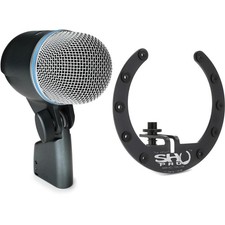 Shure Beta 52A Supercardioid Dynamic Kick Drum Microphone with The Kelly SHU