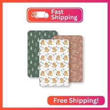 FIEMOL Baby Bedside Bassinet Sheets Fitted, 33  x20  Compatible with Baby Delight