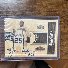 2010 Panini Threads James Anderson /399 #24 RC Auto Spurs
