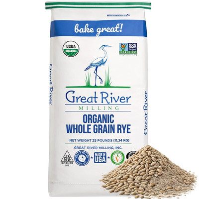 Organic Whole Grain Rye Berries | High-Fiber, Nutrient-Rich Ancient Grain | Non-