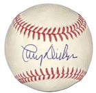 Larry Dierker Signed Rawlings OMLB Baseball Autographed MLB Houston Astros