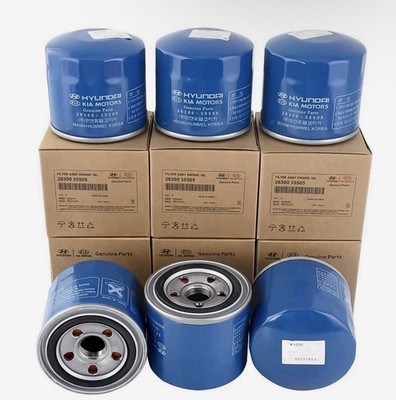6 PACK Hyundai Kia Engine Oil Filter OEM 2630035505 for 97-22 New GENUINE