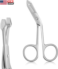 Professional Scissor Tweezers - 3Cr13 Stainless Steel Tweezers with Handles, Lar
