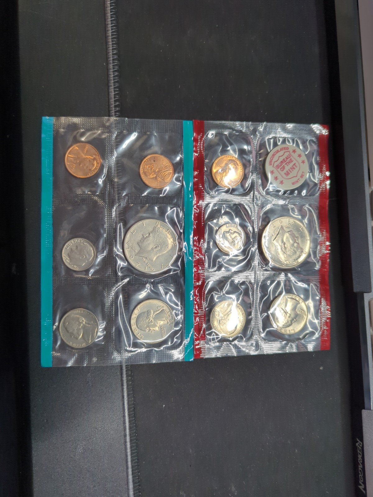 1971 US Uncirculated coin set. D & P Mint w/ S Penny & Mint Token | eBay