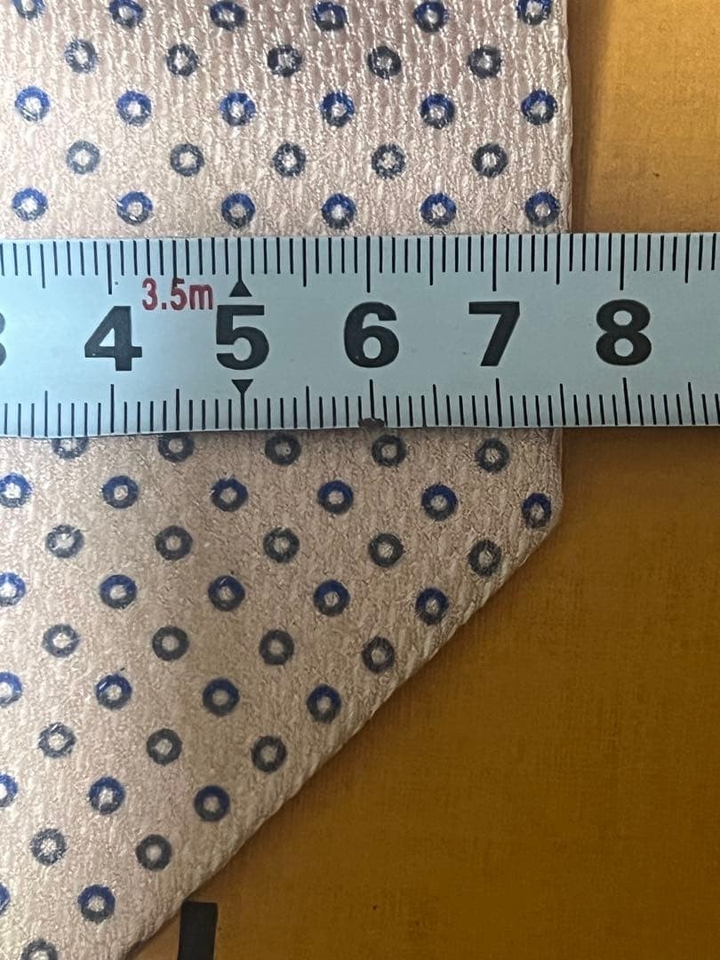 Louis Vuitton Necktie 100% Silk Pink Dots Pattern 3 inches From Japan thumbnail 21