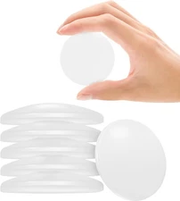 Silicone Door Stoppers for Wall, 6PCS Self-Adhesive Bumpers Clear 