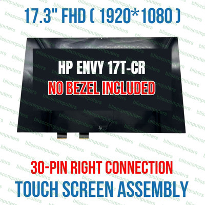 N13553-001 HP Envy 17-CR0013DX LCD Touch Screen Display Replacement No Bezel