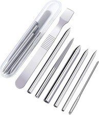 7 Pack Stainless Steel Paracord FID Set Paracord Lacing Stitching Needles and Sm
