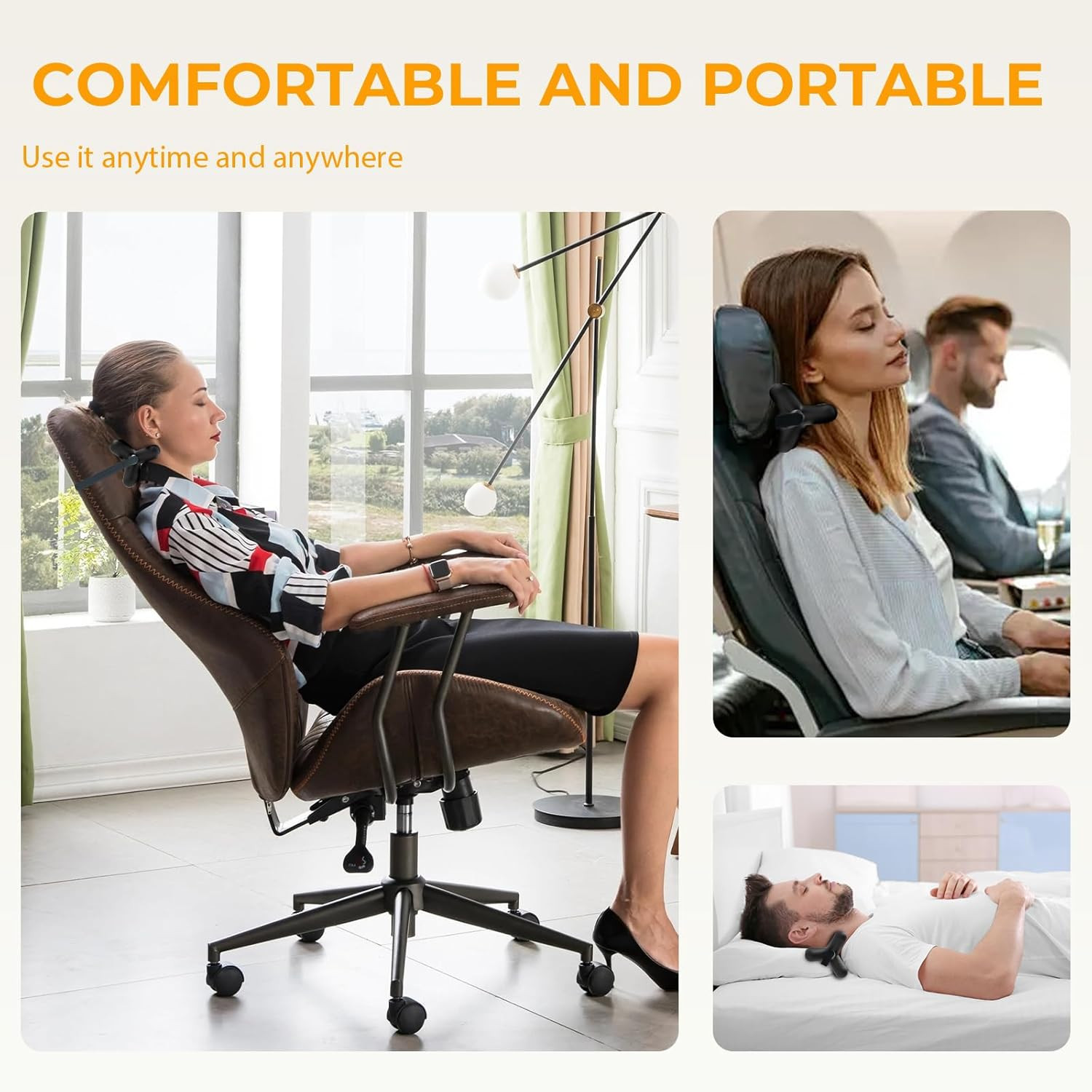 Occipital Release Tool,Neck and Shoulder Trigger Point Massager for Headache Rel