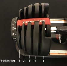 Bowflex SelectTech 552 Dumbbells Plate 2 Replacement Weight 2lb 8oz SERIES 2