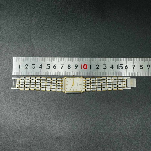 Vintage 1989 SEIKO DOLCE 5E31-5A40 Original Band Square Quartz Men Watch - Picture 13 of 19