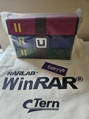 BRAND NEW WinRAR x tern ARCHIVE MESSENGER BAG VINTAGE 90s Y2K