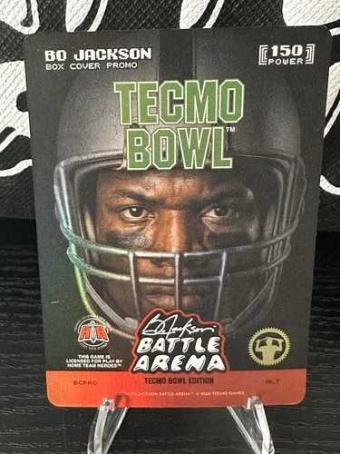2026 Bo Jackson Battle Arena Tecmo Bowl National NSCC Box Cover Promo Art BCPRO