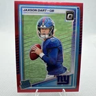 2025 Panini Donruss Optic #273 Jaxson Dart RC Red /149 New York Giants