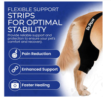 Dr. Paw Dog ACL Knee Brace, Dog Knee Brace Torn ACL Hind Leg Secure Fit, S XL