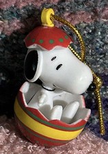 PEANUTS Snoopy In Egg, Easter Tree Ornament, Collectible Hanging Figurine Figure