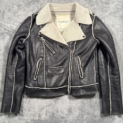 Denim & Supply Ralph Lauren Faux Leather Jacket Womens Medium